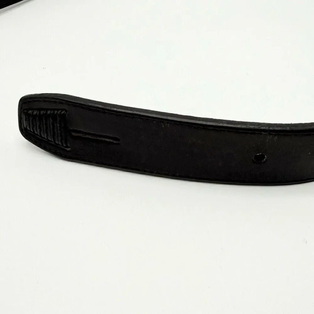 Columbia black brown leather belt - Men’s 38